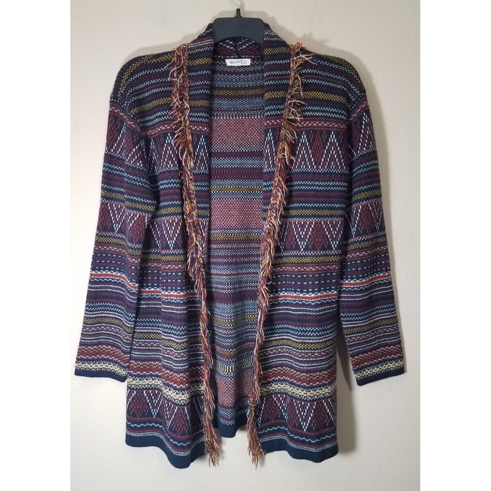 Margeaux & Ellie Sweater size Large Boho Open Front Knit Duster Cardigan‎